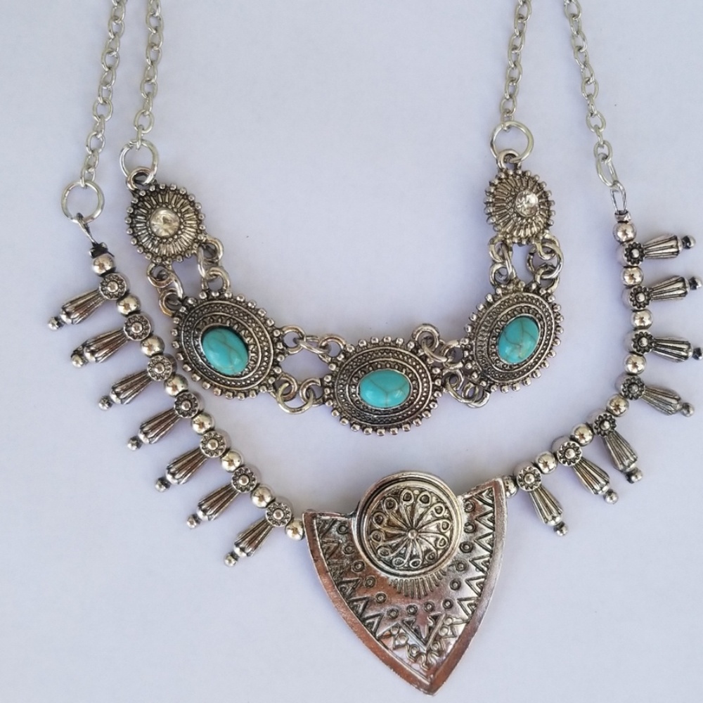 ❤Boho vintage Stone choker Neckalces❤ - Picture 7 of 8